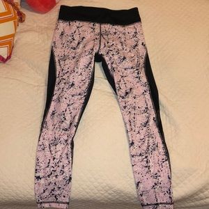 Alala Black Pink & White Leggings